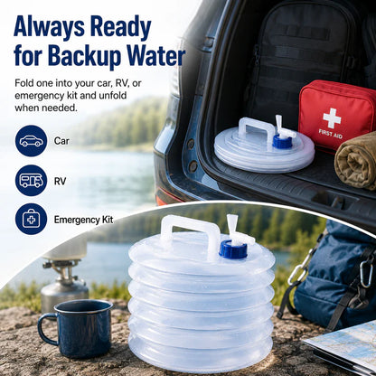 ⏳ LIMITED-TIME MEGA SALE | Getnexy™ 💧 – Collapsible Water Container with Spigot