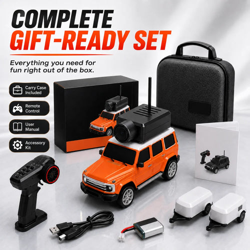 ⏳ LIMITED-TIME MEGA SALE | Getnexy™ ! MiniCam Racer FPV Camera RC Car | 720P App Control Toy Car