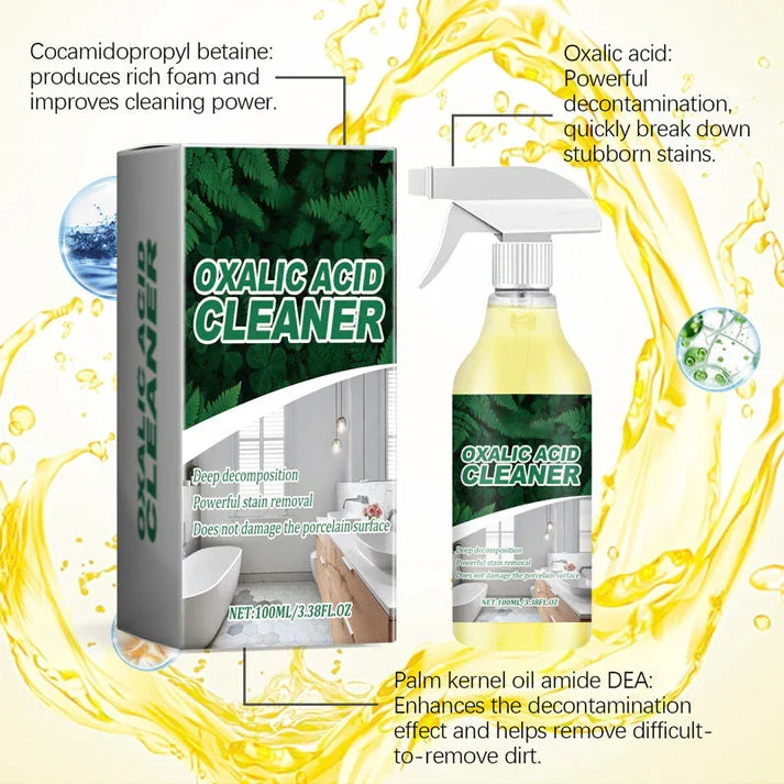 ⏳ LIMITED-TIME MEGA SALE | Getnexy™  Molecular-Level Cleaning Tech! Oxalic Acid Bathroom Cleaner Dissolves Rust & Limescale 🚽✨