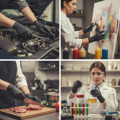 ⏳ LIMITED-TIME MEGA SALE | Getnexy™ Nitrile Pro Gloves – Heavy Duty, Slip & Stain Resistant, Scratch Resistant