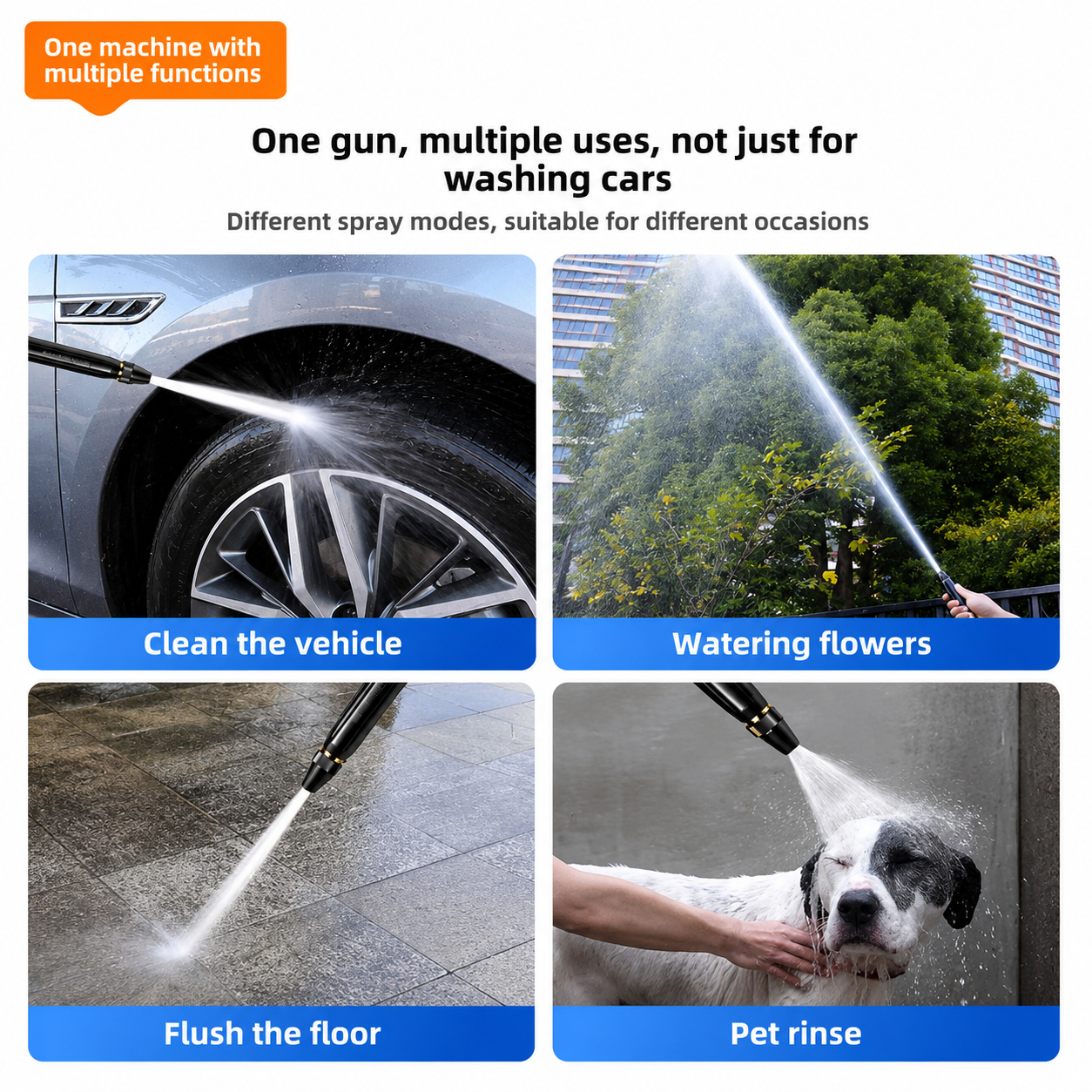 🔥LAST DAY 55% OFF - Home High-Pressure Car Wash Water Gun