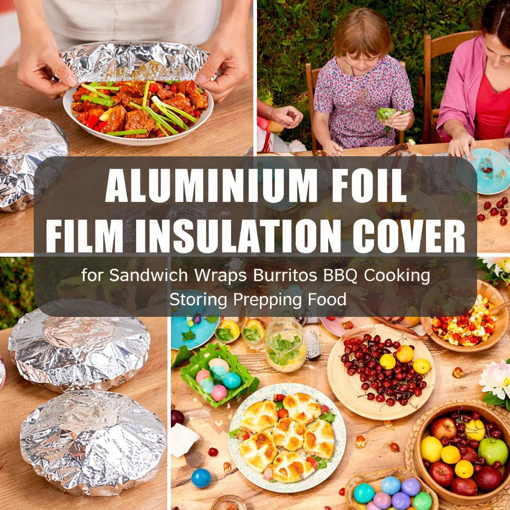 ⏳ LIMITED-TIME MEGA SALE | Getnexy™🍳Aluminum Foil Heat Shield Covers – No Plastic, Heat-Resistant, Reusable