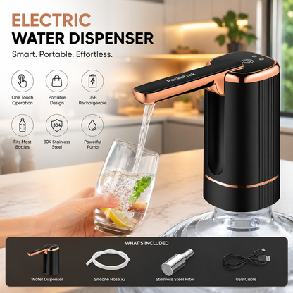 ⏳ LIMITED-TIME MEGA SALE | Getnexy™ 💧5 Gallon Water Pump Dispenser – Rechargeable & Foldable Electric Water Jug Pump