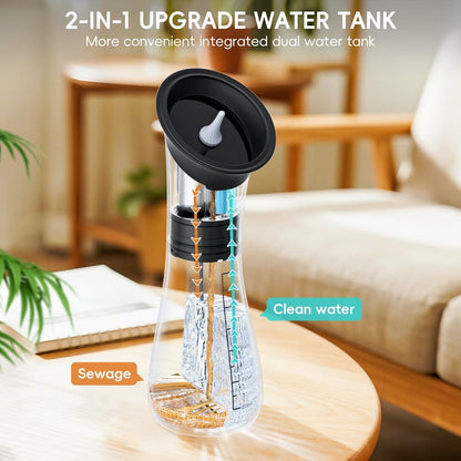 Wireless ear washer