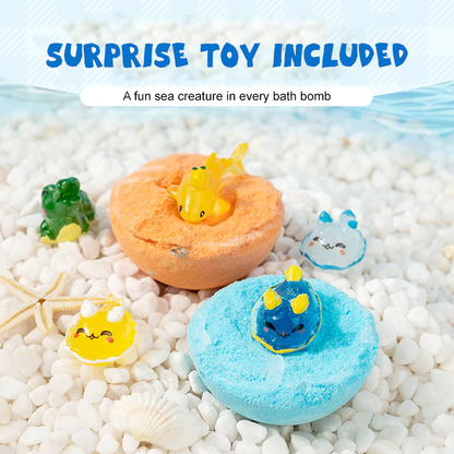 12-Piece Bath Bomb Gift Set for Kids